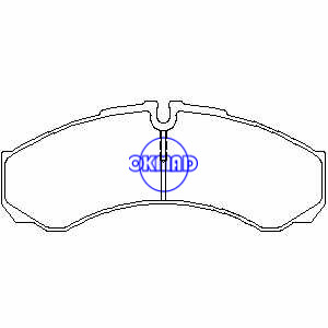 Pastillas de freno IVECO Daily I II OEM:1906401 FDB1102 GDB1345 WVA:29121 29357 29374, FG1345